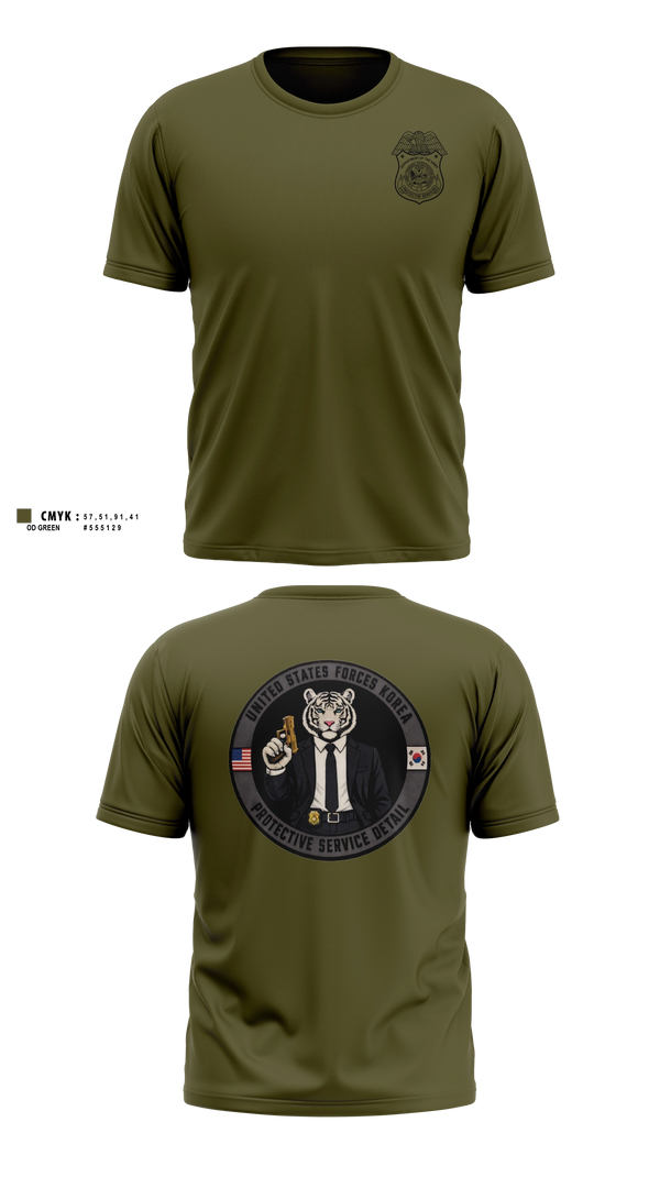 Old School Cotton Feel Shirt, USFK PSD, Army, Teamtime, Team time, sublimation, custom sports apparel, team uniforms, spirit wear, spiritwear, sports uniforms, custom shirts, team store, custom team store, fundraiser sports, apparel fundraiser