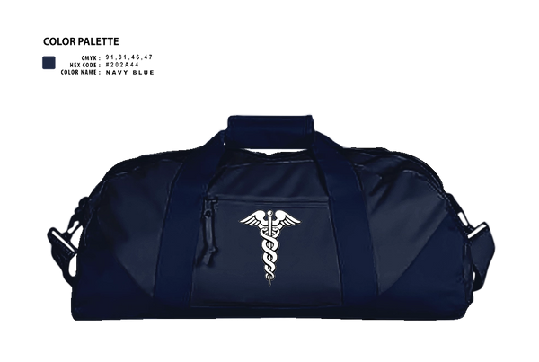 Duffle Bag, Air Station Corpus Christi Clinic, Coast Guard, Teamtime, Team time, sublimation, custom sports apparel, team uniforms, spirit wear, spiritwear, sports uniforms, custom shirts, team store, custom team store, fundraiser sports, apparel fundraiser