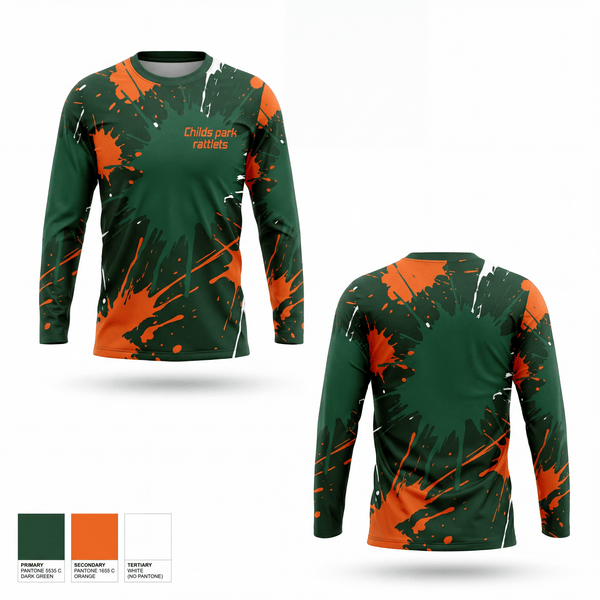 Long Sleeve Performance Shirt, Child's park rattlets, , Teamtime, Team time, sublimation, custom sports apparel, team uniforms, spirit wear, spiritwear, sports uniforms, custom shirts, team store, custom team store, fundraiser sports, apparel fundraiser