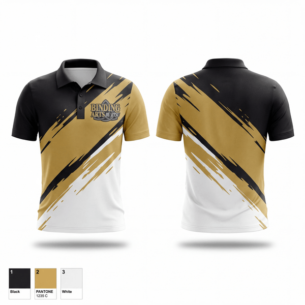 Short Sleeve Performance Polo, Binding Arts Jiu Jitsu, , Teamtime, Team time, sublimation, custom sports apparel, team uniforms, spirit wear, spiritwear, sports uniforms, custom shirts, team store, custom team store, fundraiser sports, apparel fundraiser