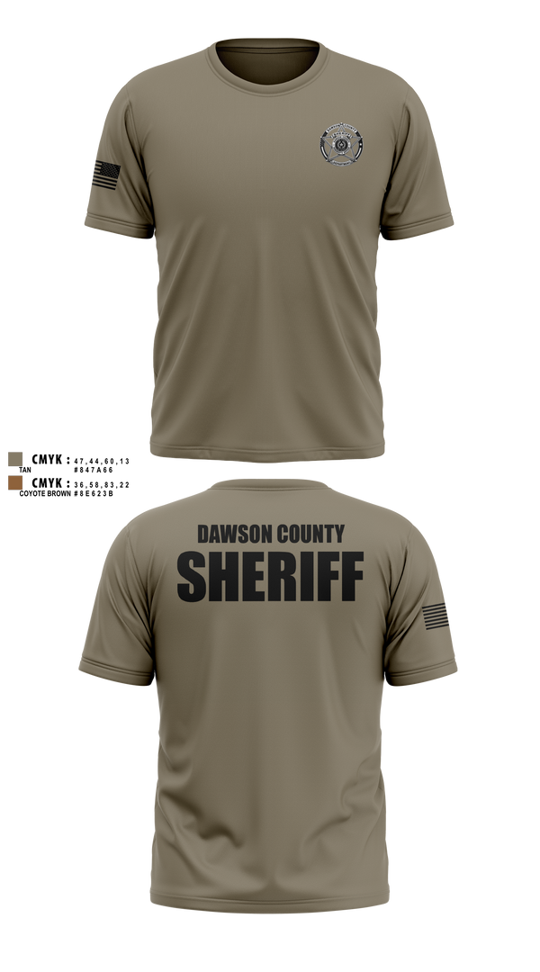 Short Sleeve Performance Shirt, Dawson County Sheriff’s Office, Police, Teamtime, Team time, sublimation, custom sports apparel, team uniforms, spirit wear, spiritwear, sports uniforms, custom shirts, team store, custom team store, fundraiser sports, apparel fundraiser