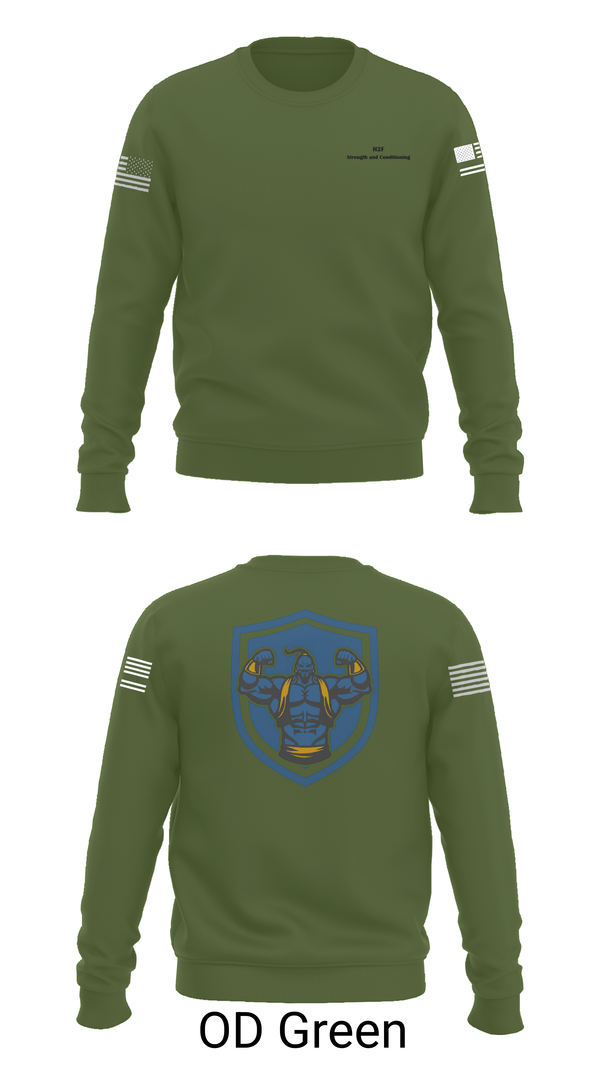 Crew Neck Sweatshirt, 3rd Chemical Brigade H2F, Army, Teamtime, Team time, sublimation, custom sports apparel, team uniforms, spirit wear, spiritwear, sports uniforms, custom shirts, team store, custom team store, fundraiser sports, apparel fundraiser