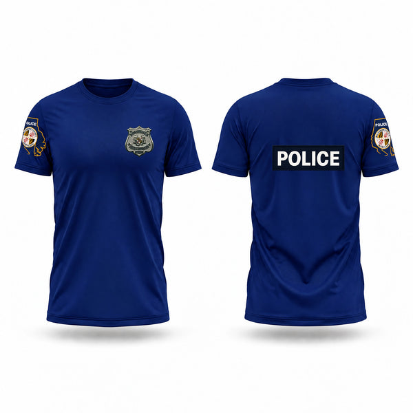Short Sleeve Performance Shirt, Baltimore County Police Department, Police, Teamtime, Team time, sublimation, custom sports apparel, team uniforms, spirit wear, spiritwear, sports uniforms, custom shirts, team store, custom team store, fundraiser sports, apparel fundraiser