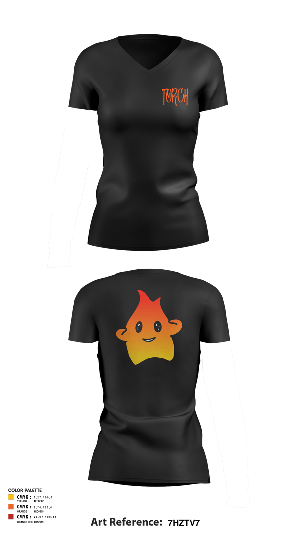 Women's Short Sleeve Vneck Shirt, Torch, Women's Basketball, Teamtime, Team time, sublimation, custom sports apparel, team uniforms, spirit wear, spiritwear, sports uniforms, custom shirts, team store, custom team store, fundraiser sports, apparel fundraiser