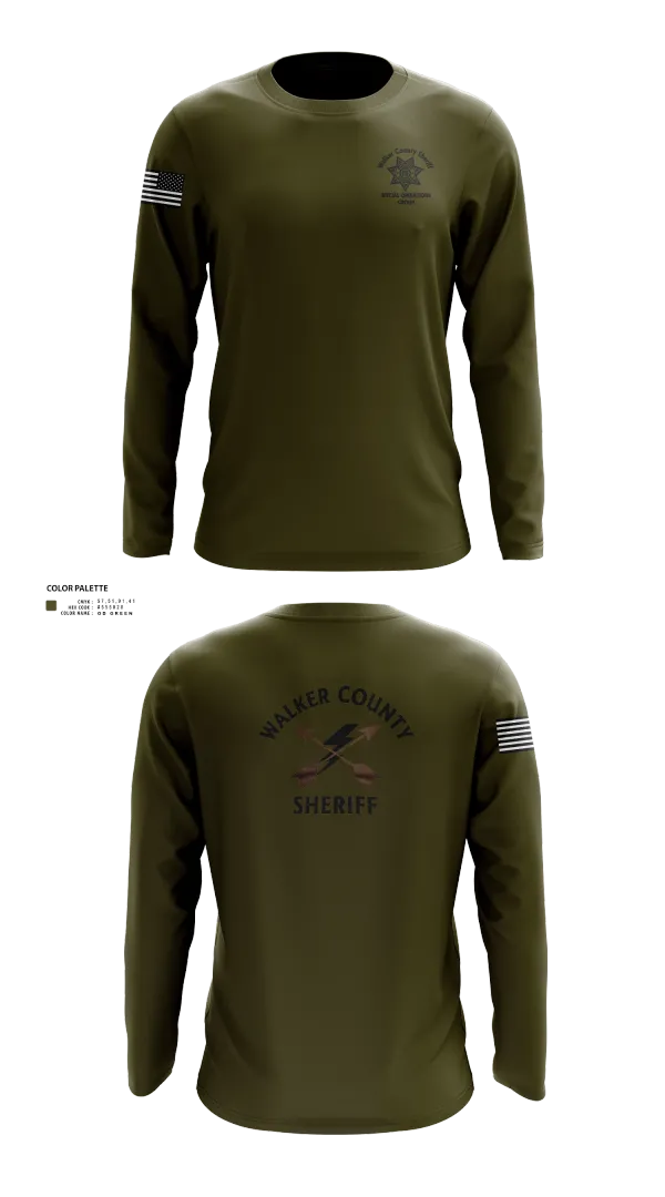 Long Sleeve Performance Shirt, Walker County Sheriff SOG Team, , Teamtime, Team time, sublimation, custom sports apparel, team uniforms, spirit wear, spiritwear, sports uniforms, custom shirts, team store, custom team store, fundraiser sports, apparel fundraiser