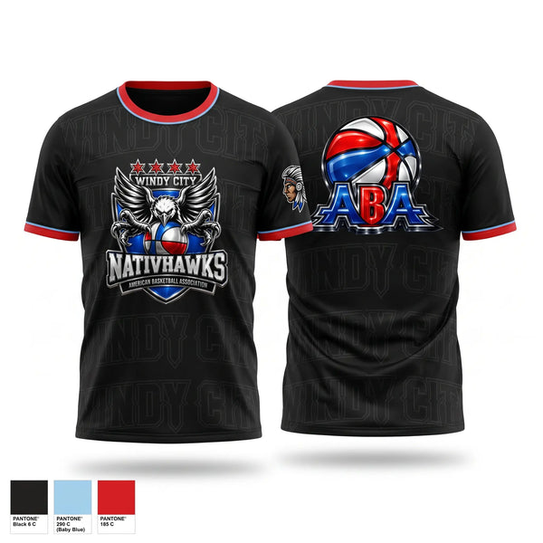 Short Sleeve Performance Shirt, Windy City NativHawks, Men's Basketball, Teamtime, Team time, sublimation, custom sports apparel, team uniforms, spirit wear, spiritwear, sports uniforms, custom shirts, team store, custom team store, fundraiser sports, apparel fundraiser