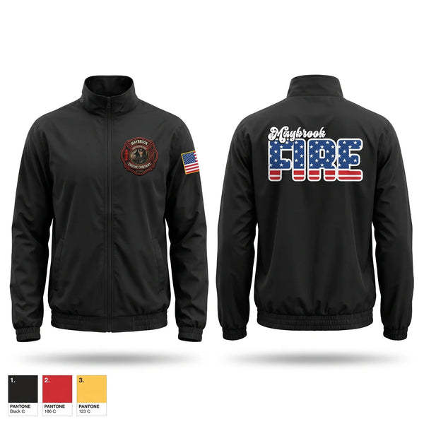 Windbreaker, Maybrook Fire Department, Fire Department, Teamtime, Team time, sublimation, custom sports apparel, team uniforms, spirit wear, spiritwear, sports uniforms, custom shirts, team store, custom team store, fundraiser sports, apparel fundraiser