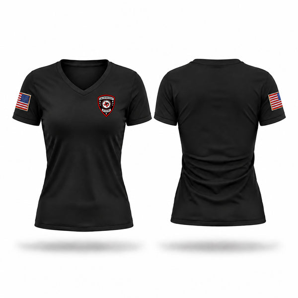 Womens Short Sleeve Vneck Shirt, SWTXC L.E.A, Police, Teamtime, Team time, sublimation, custom sports apparel, team uniforms, spirit wear, spiritwear, sports uniforms, custom shirts, team store, custom team store, fundraiser sports, apparel fundraiser