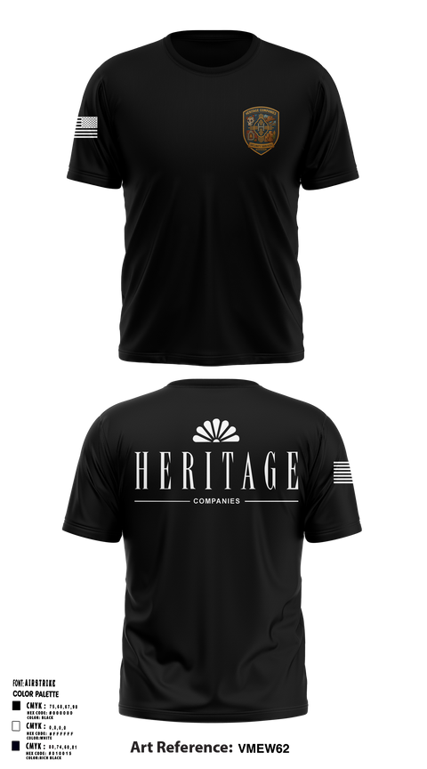 Short Sleeve Performance Shirt, Heritage Companies Security Services Division, , Teamtime, Team time, sublimation, custom sports apparel, team uniforms, spirit wear, spiritwear, sports uniforms, custom shirts, team store, custom team store, fundraiser sports, apparel fundraiser
