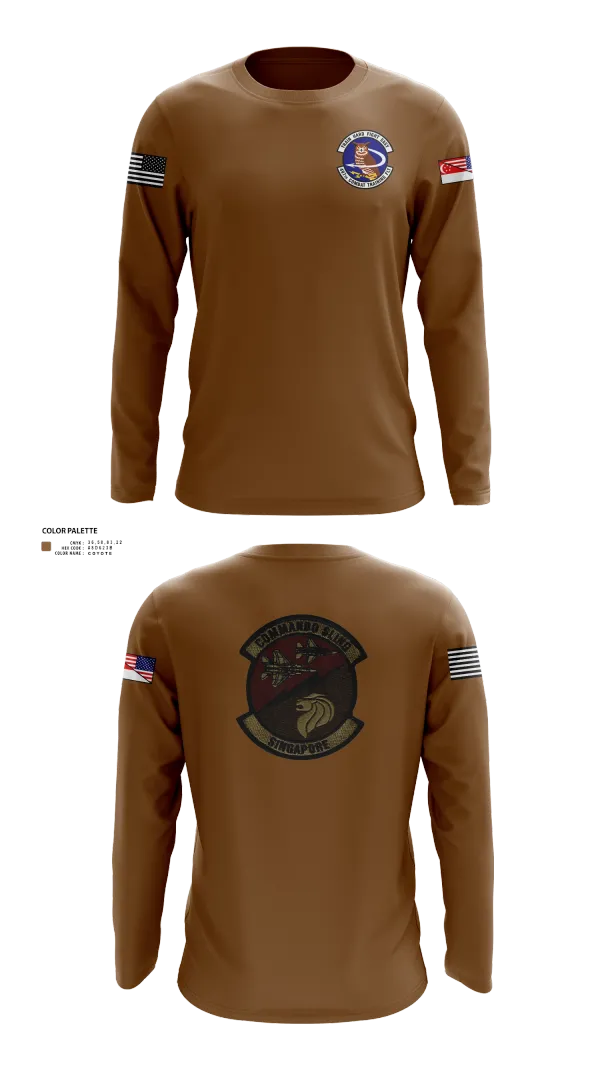 Long Sleeve Performance Shirt, 497 COMBAT TRAINING FLIGHT, Air Force, Teamtime, Team time, sublimation, custom sports apparel, team uniforms, spirit wear, spiritwear, sports uniforms, custom shirts, team store, custom team store, fundraiser sports, apparel fundraiser