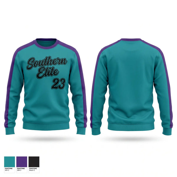 Crew Neck Sweatshirt, Southern Elite, Softball, Teamtime, Team time, sublimation, custom sports apparel, team uniforms, spirit wear, spiritwear, sports uniforms, custom shirts, team store, custom team store, fundraiser sports, apparel fundraiser