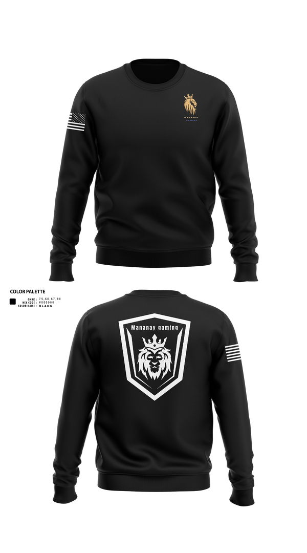 Crew Neck Sweatshirt, MANAMAY, Police, Teamtime, Team time, sublimation, custom sports apparel, team uniforms, spirit wear, spiritwear, sports uniforms, custom shirts, team store, custom team store, fundraiser sports, apparel fundraiser