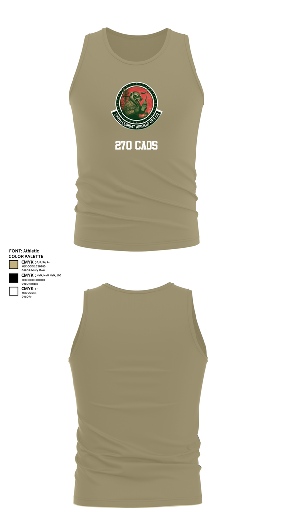 Tank Top, 270 CAOS, , Teamtime, Team time, sublimation, custom sports apparel, team uniforms, spirit wear, spiritwear, sports uniforms, custom shirts, team store, custom team store, fundraiser sports, apparel fundraiser