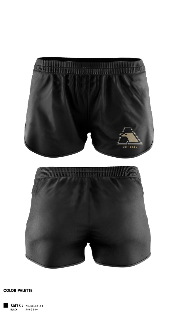 Womens Shorts, All-Army Softball, Softball, Teamtime, Team time, sublimation, custom sports apparel, team uniforms, spirit wear, spiritwear, sports uniforms, custom shirts, team store, custom team store, fundraiser sports, apparel fundraiser