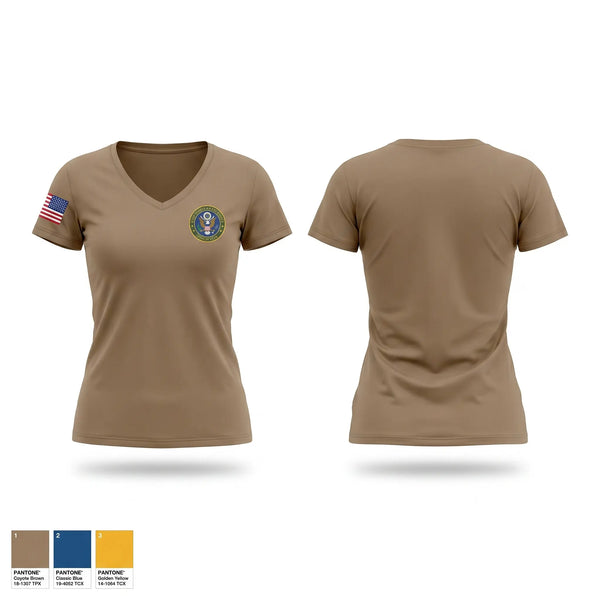 Womens Short Sleeve Vneck Shirt, 633 SFS The best section S3T, Air Force, Teamtime, Team time, sublimation, custom sports apparel, team uniforms, spirit wear, spiritwear, sports uniforms, custom shirts, team store, custom team store, fundraiser sports, apparel fundraiser