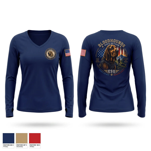 Old School Cotton Feel Shirt, NYPD ESU BLOODHOUND, Police, Teamtime, Team time, sublimation, custom sports apparel, team uniforms, spirit wear, spiritwear, sports uniforms, custom shirts, team store, custom team store, fundraiser sports, apparel fundraiser