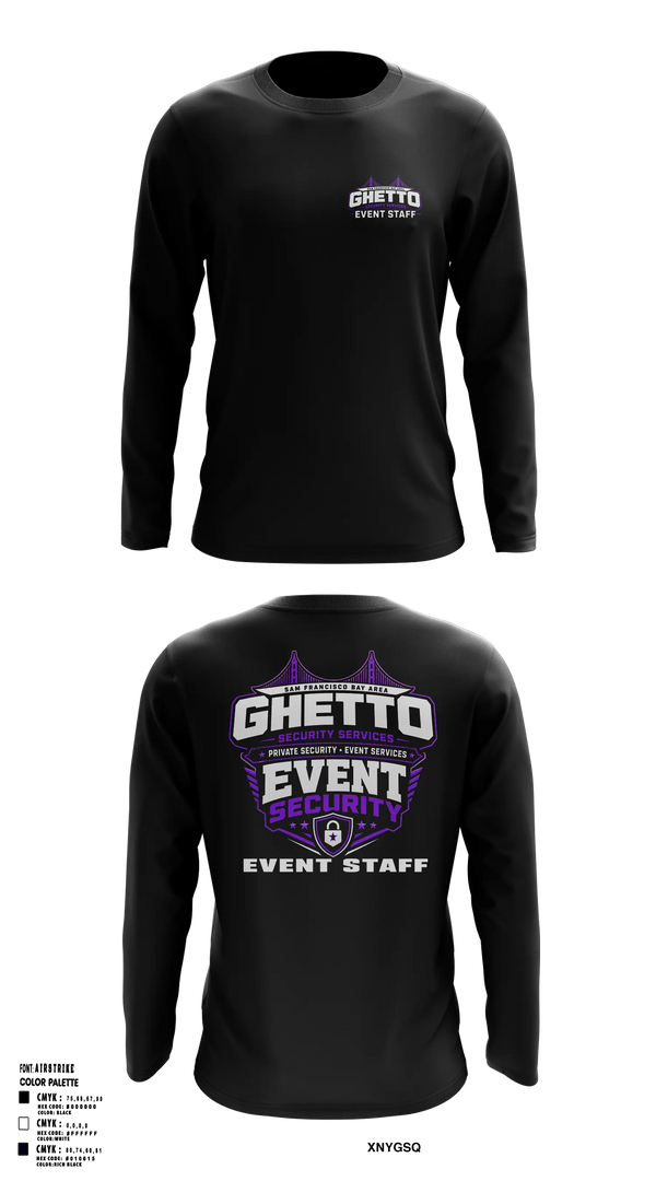 Long Sleeve Performance Shirt, GHETTO SECURITY SERVICES, , Teamtime, Team time, sublimation, custom sports apparel, team uniforms, spirit wear, spiritwear, sports uniforms, custom shirts, team store, custom team store, fundraiser sports, apparel fundraiser