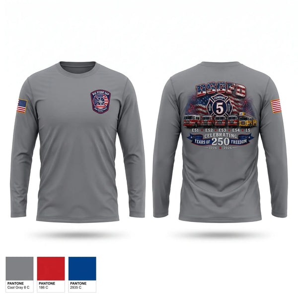 Long Sleeve Performance Shirt, Big Stone Gap, Fire Department, Teamtime, Team time, sublimation, custom sports apparel, team uniforms, spirit wear, spiritwear, sports uniforms, custom shirts, team store, custom team store, fundraiser sports, apparel fundraiser