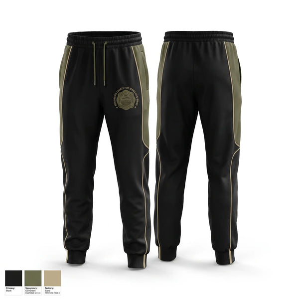 Sweatpants, Burlington County Fire Marshal’s Office, Fire Department, Teamtime, Team time, sublimation, custom sports apparel, team uniforms, spirit wear, spiritwear, sports uniforms, custom shirts, team store, custom team store, fundraiser sports, apparel fundraiser