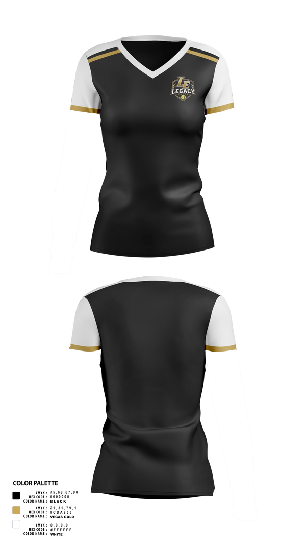 Womens Short Sleeve Vneck Shirt, Legacy Elite, Softball, Teamtime, Team time, sublimation, custom sports apparel, team uniforms, spirit wear, spiritwear, sports uniforms, custom shirts, team store, custom team store, fundraiser sports, apparel fundraiser