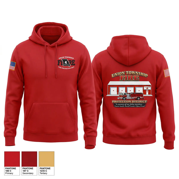 Hoodie, UNION TOWNSHIP FIRE PROTECTION DISTRICT, Fire Department, Teamtime, Team time, sublimation, custom sports apparel, team uniforms, spirit wear, spiritwear, sports uniforms, custom shirts, team store, custom team store, fundraiser sports, apparel fundraiser