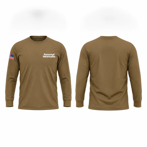 Long Sleeve Performance Shirt, Personal Minimalist, Army, Teamtime, Team time, sublimation, custom sports apparel, team uniforms, spirit wear, spiritwear, sports uniforms, custom shirts, team store, custom team store, fundraiser sports, apparel fundraiser