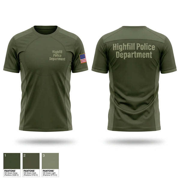 Short Sleeve Performance Shirt, Highfill Police Department, Police, Teamtime, Team time, sublimation, custom sports apparel, team uniforms, spirit wear, spiritwear, sports uniforms, custom shirts, team store, custom team store, fundraiser sports, apparel fundraiser