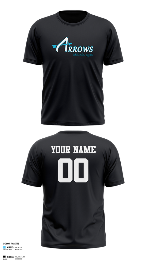 Short Sleeve Performance Shirt, Arrows, Softball, Teamtime, Team time, sublimation, custom sports apparel, team uniforms, spirit wear, spiritwear, sports uniforms, custom shirts, team store, custom team store, fundraiser sports, apparel fundraiser