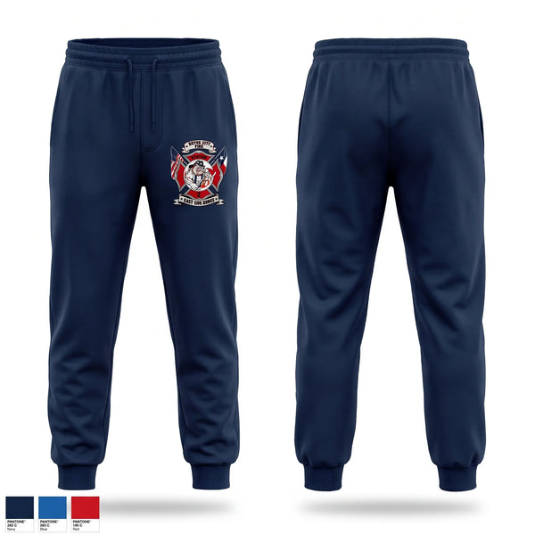 Sweatpants, Engine 82, Fire Department, Teamtime, Team time, sublimation, custom sports apparel, team uniforms, spirit wear, spiritwear, sports uniforms, custom shirts, team store, custom team store, fundraiser sports, apparel fundraiser