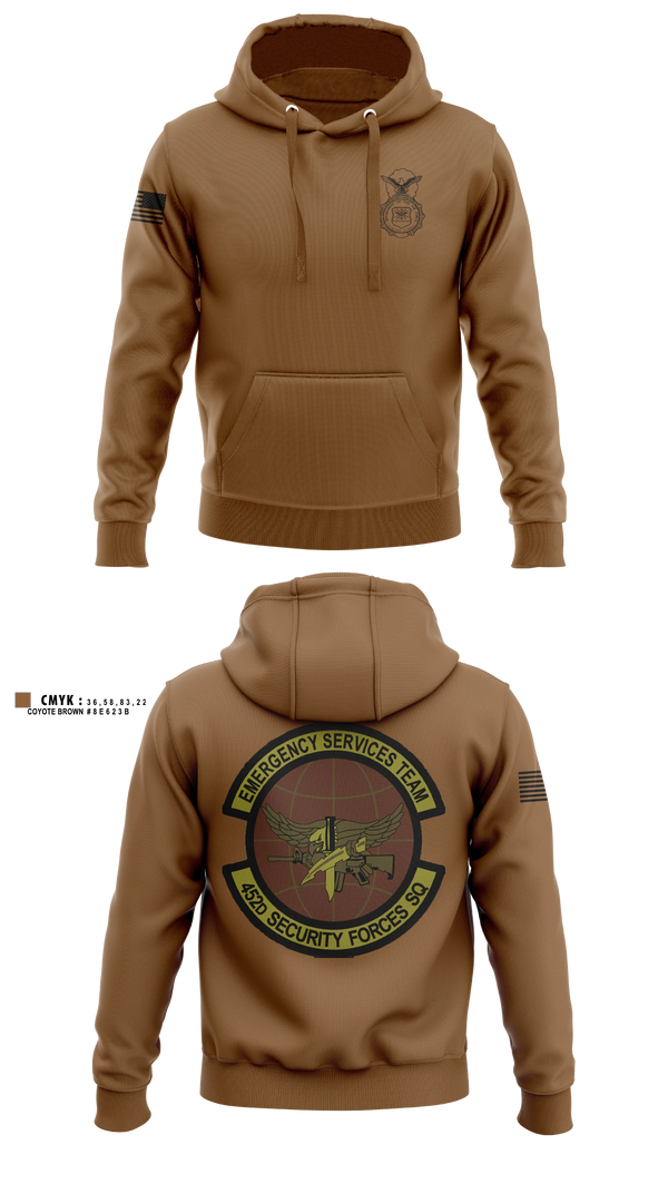 Hoodie, 452d Security Forces Squadron, Air Force, Teamtime, Team time, sublimation, custom sports apparel, team uniforms, spirit wear, spiritwear, sports uniforms, custom shirts, team store, custom team store, fundraiser sports, apparel fundraiser