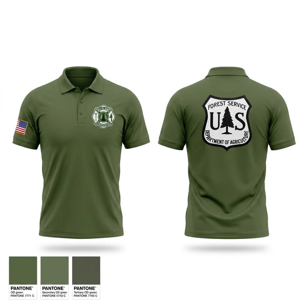 Short Sleeve Performance Polo, Forestry, Fire Department, Teamtime, Team time, sublimation, custom sports apparel, team uniforms, spirit wear, spiritwear, sports uniforms, custom shirts, team store, custom team store, fundraiser sports, apparel fundraiser
