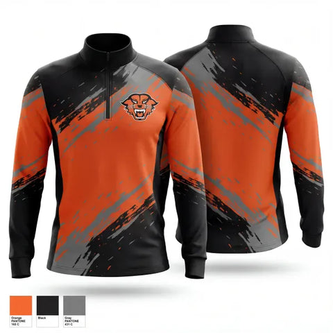 Quarter Zip Jacket, Bearcats, Men's Basketball, Teamtime, Team time, sublimation, custom sports apparel, team uniforms, spirit wear, spiritwear, sports uniforms, custom shirts, team store, custom team store, fundraiser sports, apparel fundraiser