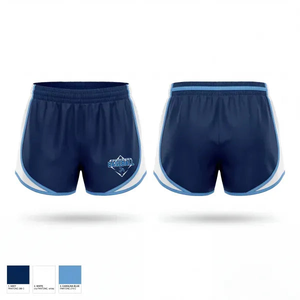 Womens Shorts, Bombers, Baseball, Teamtime, Team time, sublimation, custom sports apparel, team uniforms, spirit wear, spiritwear, sports uniforms, custom shirts, team store, custom team store, fundraiser sports, apparel fundraiser