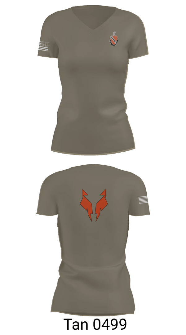 Womens Short Sleeve Vneck Shirt, 56th Signal Battalion, Army, Teamtime, Team time, sublimation, custom sports apparel, team uniforms, spirit wear, spiritwear, sports uniforms, custom shirts, team store, custom team store, fundraiser sports, apparel fundraiser