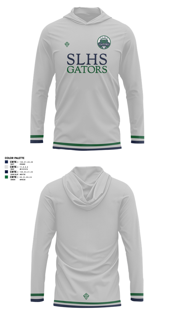 Long Sleeve Performance Shirt with hood, Shadow Ridge MS Staff, Men's Soccer, Teamtime, Team time, sublimation, custom sports apparel, team uniforms, spirit wear, spiritwear, sports uniforms, custom shirts, team store, custom team store, fundraiser sports, apparel fundraiser