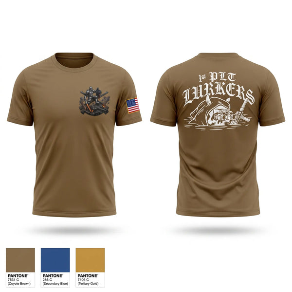Short Sleeve Performance Shirt, Lurkers, Army, Teamtime, Team time, sublimation, custom sports apparel, team uniforms, spirit wear, spiritwear, sports uniforms, custom shirts, team store, custom team store, fundraiser sports, apparel fundraiser