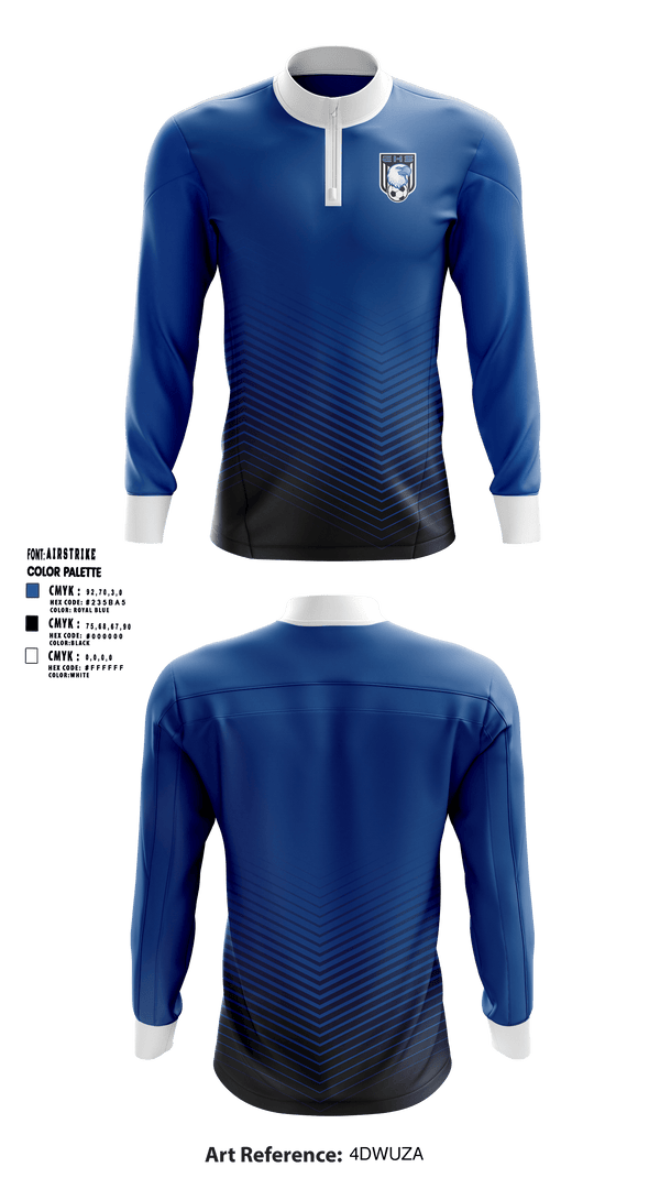 Quarter Zip Jacket, Exeter Township High School Boys Soccer, Men's Soccer, Teamtime, Team time, sublimation, custom sports apparel, team uniforms, spirit wear, spiritwear, sports uniforms, custom shirts, team store, custom team store, fundraiser sports, apparel fundraiser