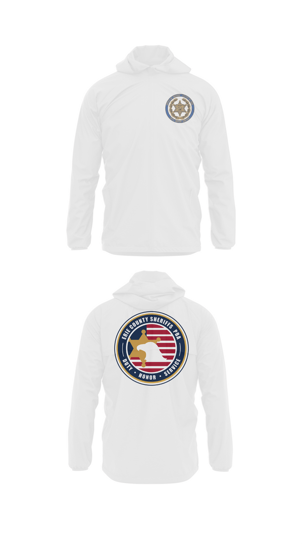 Windbreaker, Erie County Sheriff's Office PBA, Police, Teamtime, Team time, sublimation, custom sports apparel, team uniforms, spirit wear, spiritwear, sports uniforms, custom shirts, team store, custom team store, fundraiser sports, apparel fundraiser