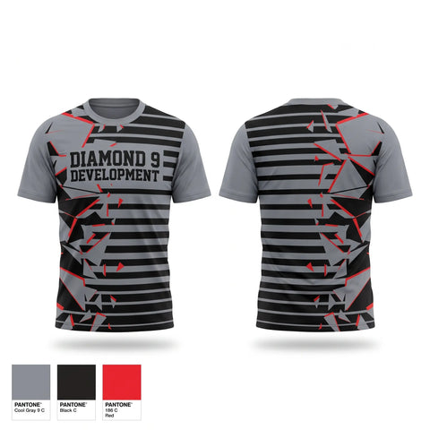Short Sleeve Performance Shirt, Diamond 9 Development, Baseball, Teamtime, Team time, sublimation, custom sports apparel, team uniforms, spirit wear, spiritwear, sports uniforms, custom shirts, team store, custom team store, fundraiser sports, apparel fundraiser