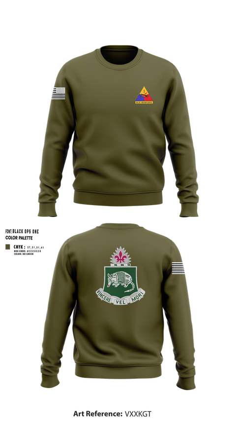 Crew Neck Sweatshirt, 1-35 Conquerors, Army, Teamtime, Team time, sublimation, custom sports apparel, team uniforms, spirit wear, spiritwear, sports uniforms, custom shirts, team store, custom team store, fundraiser sports, apparel fundraiser