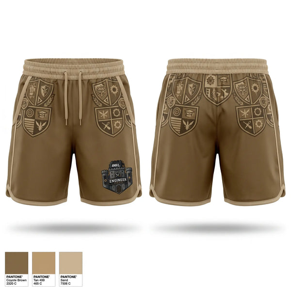 Athletic Shorts With Pockets, 861, Army, Teamtime, Team time, sublimation, custom sports apparel, team uniforms, spirit wear, spiritwear, sports uniforms, custom shirts, team store, custom team store, fundraiser sports, apparel fundraiser