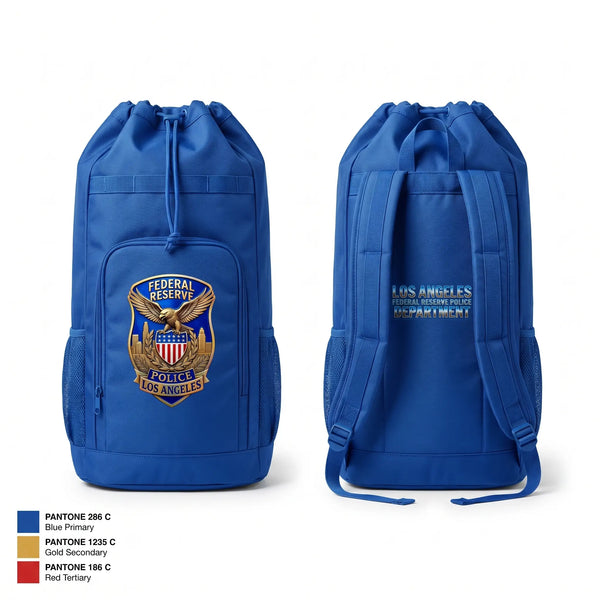 Gear Bag, Federal Reserve Police DTLA, Police, Teamtime, Team time, sublimation, custom sports apparel, team uniforms, spirit wear, spiritwear, sports uniforms, custom shirts, team store, custom team store, fundraiser sports, apparel fundraiser