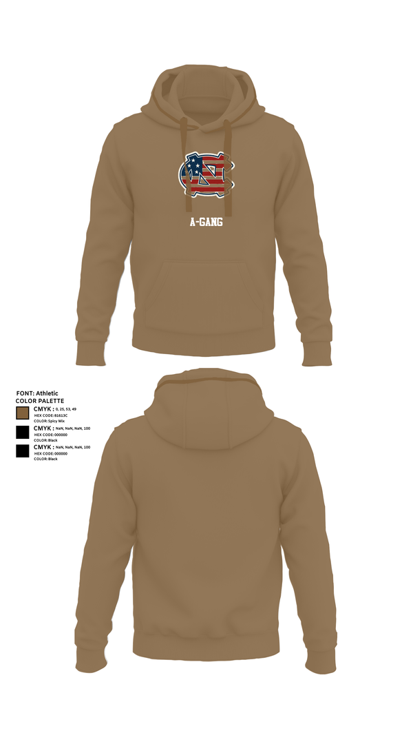 Hoodie, A-Gang, , Teamtime, Team time, sublimation, custom sports apparel, team uniforms, spirit wear, spiritwear, sports uniforms, custom shirts, team store, custom team store, fundraiser sports, apparel fundraiser
