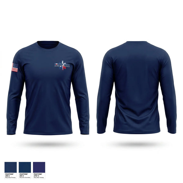 Long Sleeve Performance Shirt, Lonestar ambulance, EMS/EMT, Teamtime, Team time, sublimation, custom sports apparel, team uniforms, spirit wear, spiritwear, sports uniforms, custom shirts, team store, custom team store, fundraiser sports, apparel fundraiser