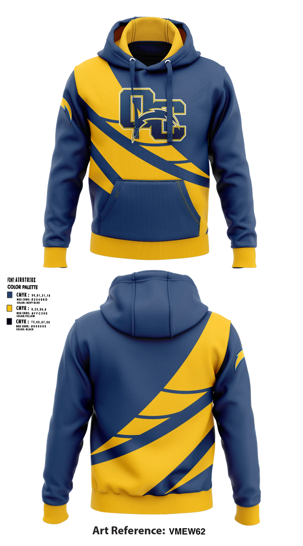 Hoodie, Oakmont chargers, , Teamtime, Team time, sublimation, custom sports apparel, team uniforms, spirit wear, spiritwear, sports uniforms, custom shirts, team store, custom team store, fundraiser sports, apparel fundraiser