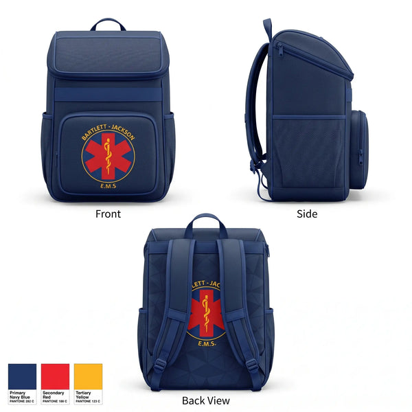 Gear Bag, Bartlett Jackson EMS, EMS/EMT, Teamtime, Team time, sublimation, custom sports apparel, team uniforms, spirit wear, spiritwear, sports uniforms, custom shirts, team store, custom team store, fundraiser sports, apparel fundraiser