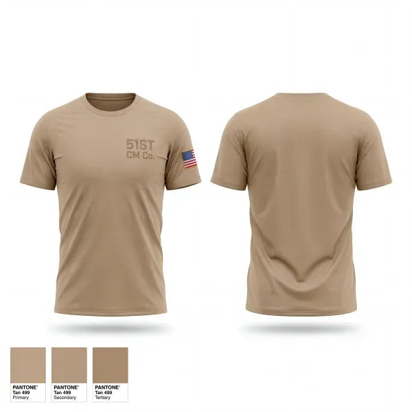 Short Sleeve Performance Shirt, 51ST CM Co, Army, Teamtime, Team time, sublimation, custom sports apparel, team uniforms, spirit wear, spiritwear, sports uniforms, custom shirts, team store, custom team store, fundraiser sports, apparel fundraiser