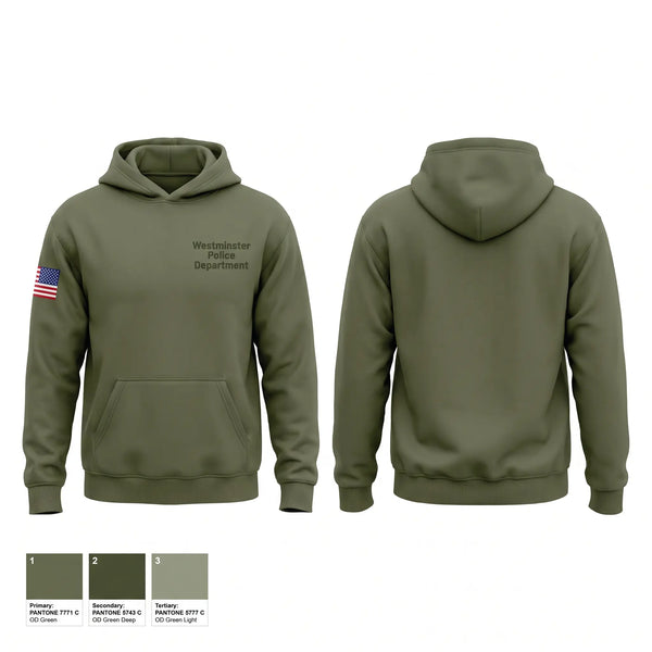 Hoodie, Westminster Police Department, Police, Teamtime, Team time, sublimation, custom sports apparel, team uniforms, spirit wear, spiritwear, sports uniforms, custom shirts, team store, custom team store, fundraiser sports, apparel fundraiser