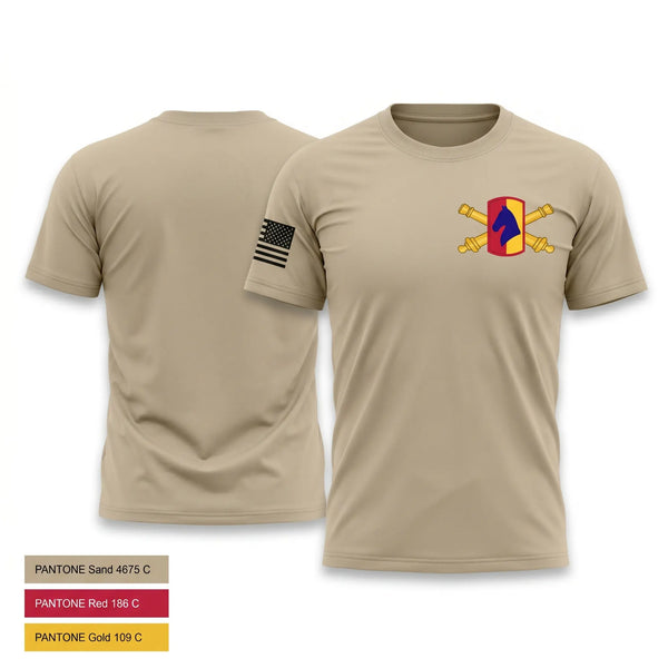 Old School Cotton Feel Shirt, 138th Fires Brigade, National Guard, Teamtime, Team time, sublimation, custom sports apparel, team uniforms, spirit wear, spiritwear, sports uniforms, custom shirts, team store, custom team store, fundraiser sports, apparel fundraiser