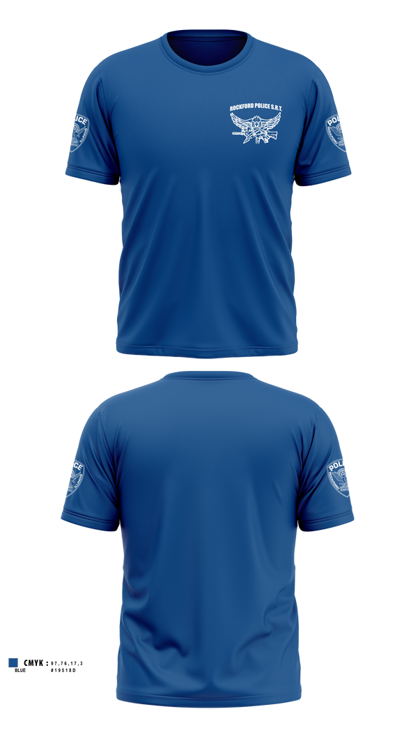 Old School Cotton Feel Shirt, Rockford Police S.R.T., Police, Teamtime, Team time, sublimation, custom sports apparel, team uniforms, spirit wear, spiritwear, sports uniforms, custom shirts, team store, custom team store, fundraiser sports, apparel fundraiser